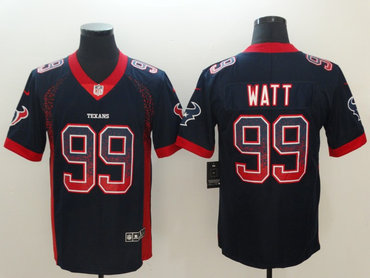 Personalized Texans 99 J.J. Watt Black Drift Fashion Limited Jersey