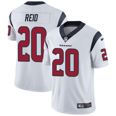 Personalized Texans #20 Justin Reid White Men’s Stitched NFL Untouchable Limited Jersey