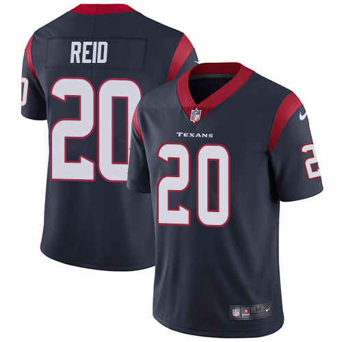 Personalized Texans #20 Justin Reid Navy Blue Team Color Men’s Stitched NFL Untouchable Limited Jersey