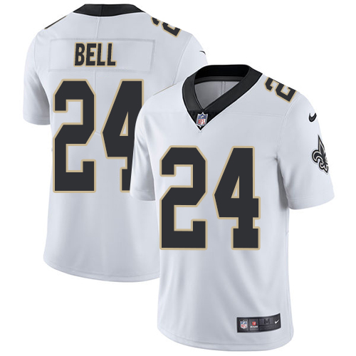 Personalized Saints #24 Vonn Bell White Men’s Stitched NFL Untouchable Limited Jersey