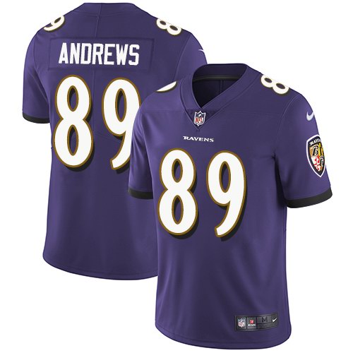 Personalized Ravens 89 Mark Andrews Purple Untouchable Limited Jersey