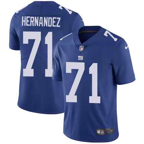 Personalized Giants 71 Will Hernandez Royal Untouchable Limited Jersey