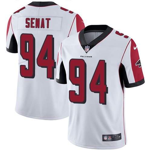Personalized Falcons 94 Deadrin Senat White Untouchable Limited Jersey