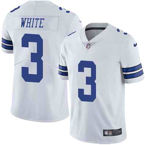 Personalized Cowboys 3 Mike White White Untouchable Limited Jersey