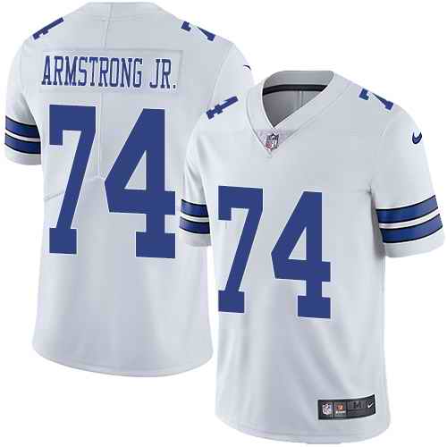 Personalized Cowboys 74 Dorance Armstrong Jr. White Untouchable Limited Jersey