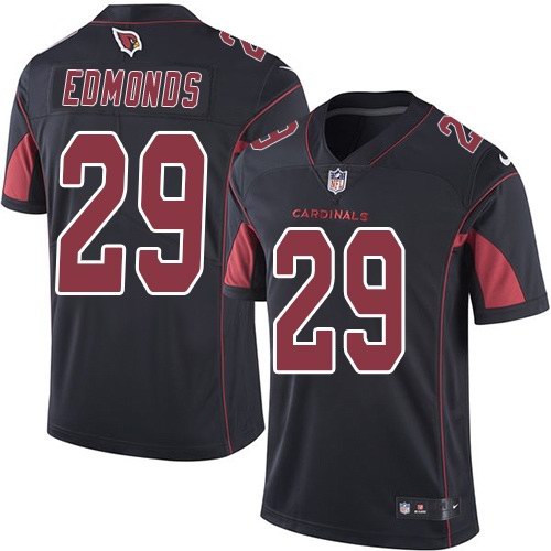 Personalized Cardinals 29 Chase Edmonds Black Color Rush Limited Jersey