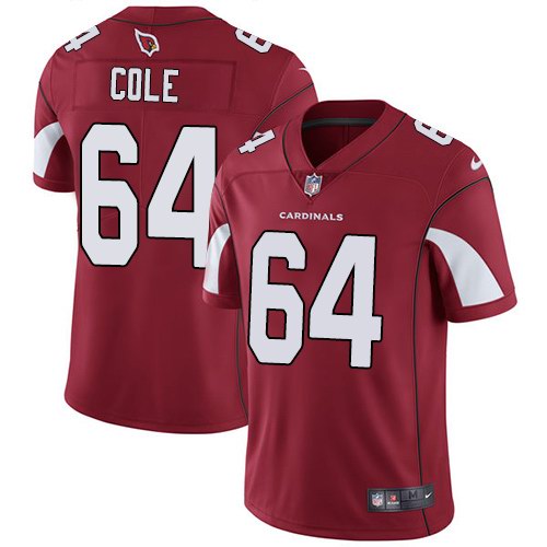 Personalized Cardinals 64 Mason Cole Red Untouchable Limited Jersey