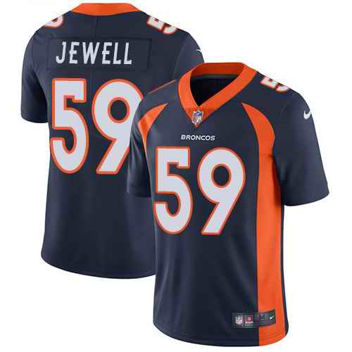 Personalized Broncos 59 Josey Jewell Navy Untouchable Limited Jersey