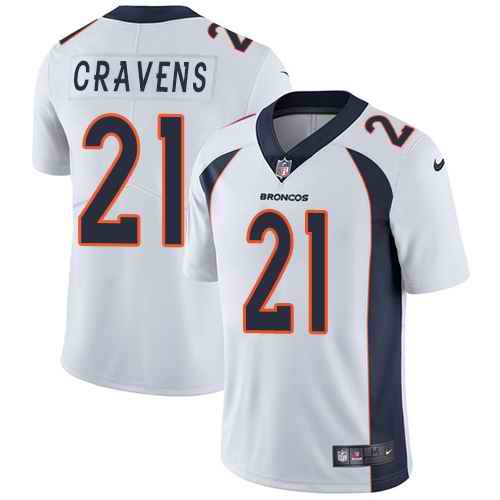 Personalized Broncos 21 Su’a Cravens White Untouchable Limited Jersey