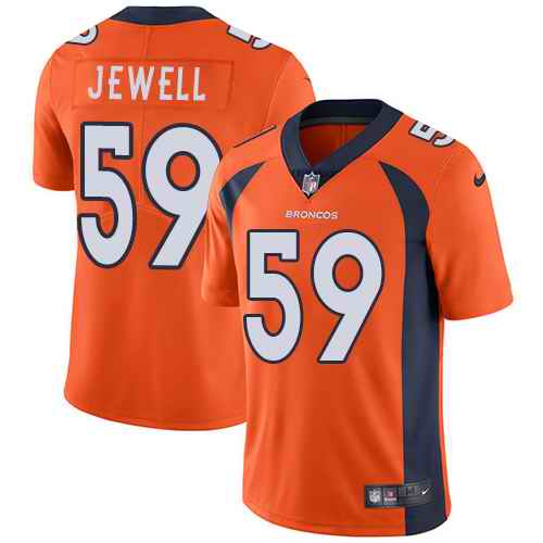 Personalized Broncos 59 Josey Jewell Orange Untouchable Limited Jersey