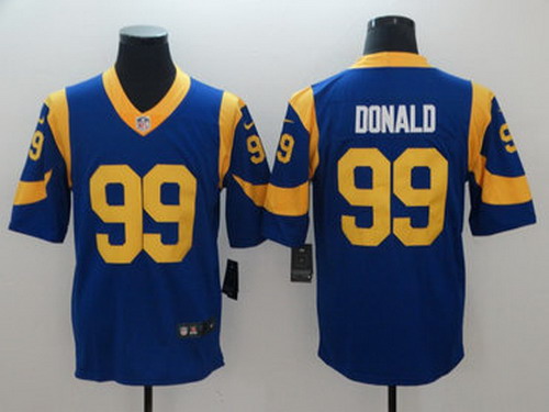 Personalized Rams 99 Aaron Donald Royal Untouchable Limited Jersey