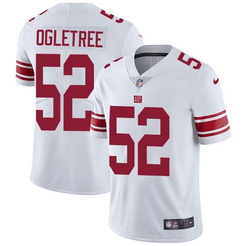 Personalized Giants 52 Alec Ogletree White Untouchable Limited Jersey