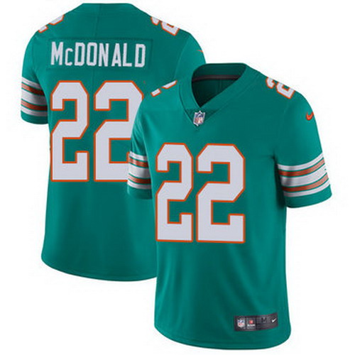 Personalized Dolphins 22 T.J. McDonald Aqua Untouchable Limited Jersey
