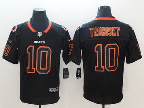 Personalized Bears 10 Mitchell Black Shadow Legend Limited Jersey