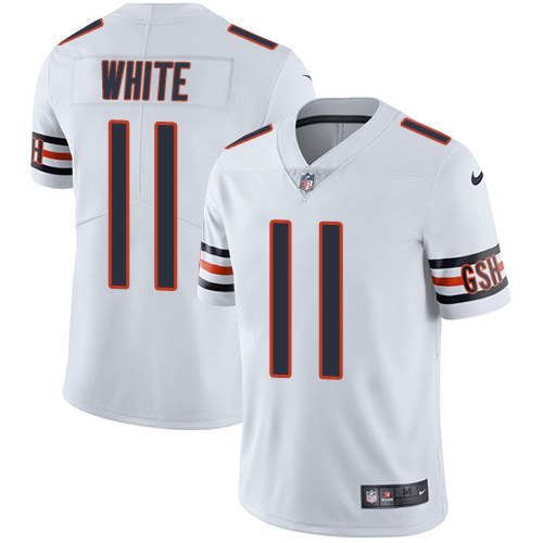 Personalized Bears 11 Kevin White White Untouchable Limited Jersey