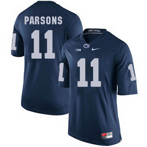 Personalized Men’s Penn State Nittany Lions #11 Micah Parsons navy jersey