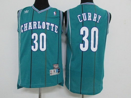 Personalized Hornets 30 Dell Curry Teal Hardwood Classics Jersey