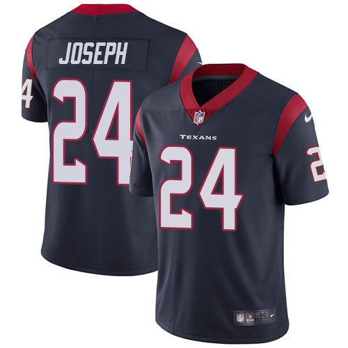 Personalized Texans 24 Johnathan Joseph Navy Untouchable Limited Jersey