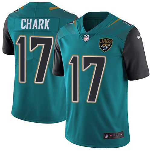 Personalized Jaguars 17 DJ Chark Teal Untouchable Limited Jersey