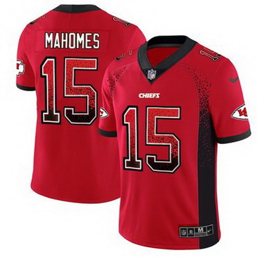 Personalized Chiefs 15 Patrick Mahomes Red Drift Fashion Limited Jersey