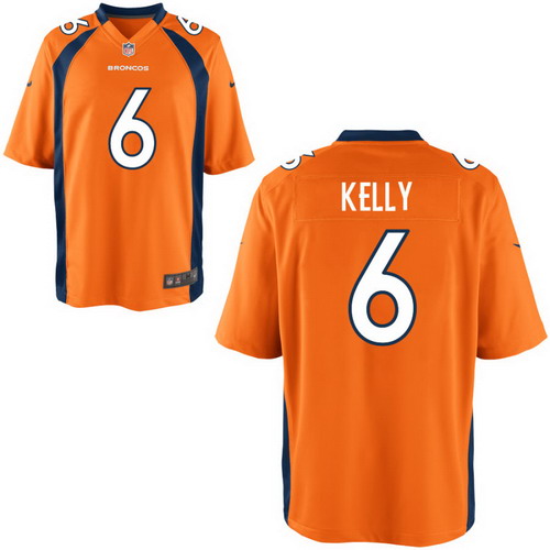 Personalized Broncos 6 Chad Kelly Orange Elite Jersey