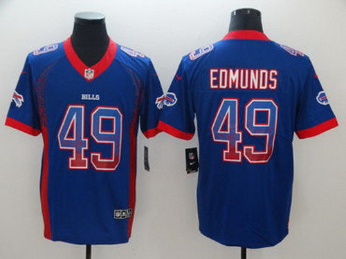 Personalized Bills 49 Tremaine Edmunds Royal Drift Fashion Limited Jersey