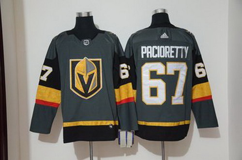 Personalized Vegas Golden Knights 67 Max Pacioretty Gray Jersey