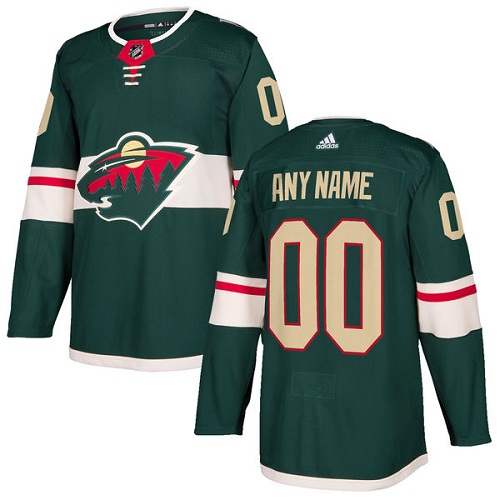 Personalized Men’s Wild Personalized Authentic Green Home NHL Jersey
