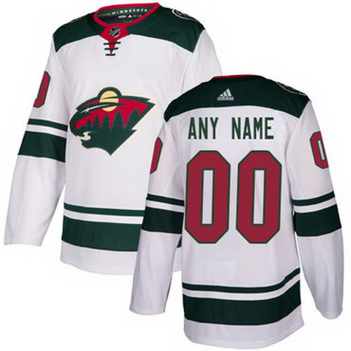 Personalized Men’s Wild Personalized Authentic White Road NHL Jersey