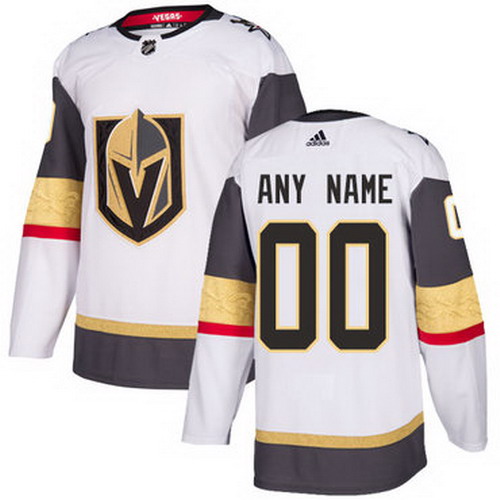 Personalized Men’s Vegas Golden Knights Personalized Authentic White Road NHL Jersey