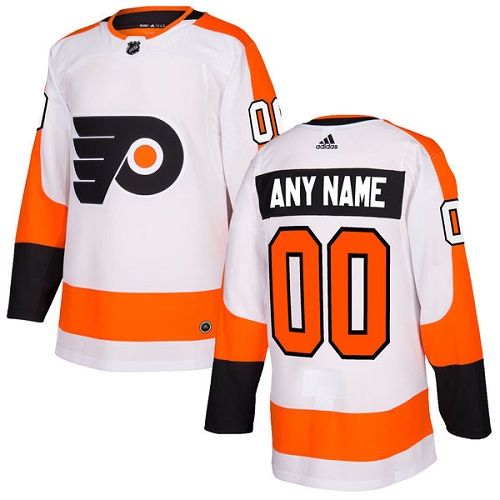 Personalized Men’s Flyers Personalized Authentic White Road NHL Jersey