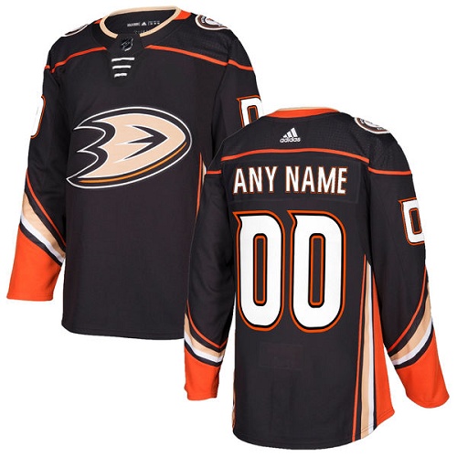 Personalized Men’s Ducks Personalized Authentic Black Home NHL Jersey