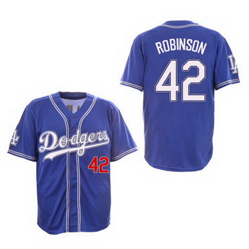 Personalized Dodgers 42 Jackie Robinson Royall New Design Jersey