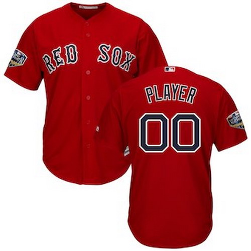 Personalized Men’s Boston Red Sox 2018 World Series Cool Base Jersey