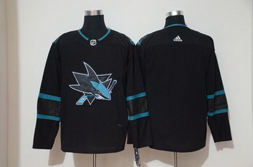 Personalized Sharks Blank Black Jersey