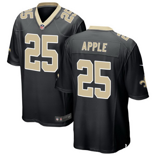 Personalized Saints #25 Eli Apple Black Team Color Stitched NFL Untouchable Limited Jersey