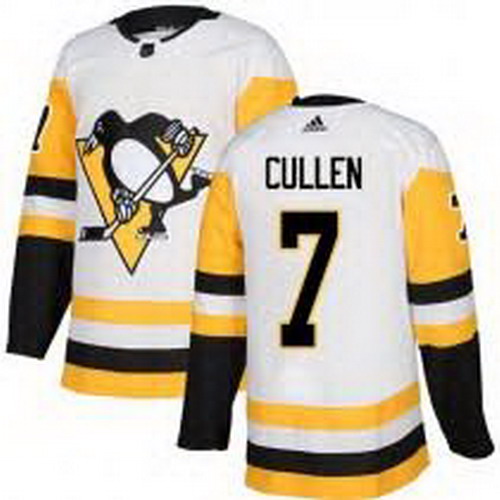Personalized Penguins #7 Cullen White Authentic Stitched NHL Jersey