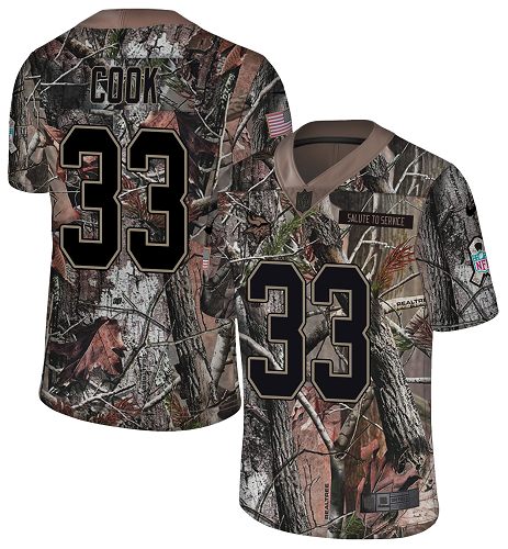 Personalized Vikings #33 Dalvin Cook Camo Men’s Stitched NFL Limited Rush Realtree Jersey