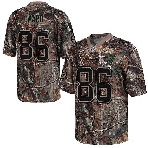 Personalized Steelers #86 Hines Ward Camo Men’s Stitched NFL Realtree Elite Jersey