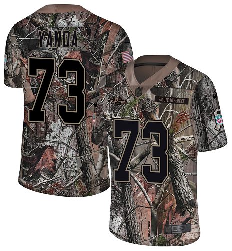 Personalized Ravens #73 Marshal Yanda Camo Men’s Stitched NFL Limited Rush Realtree Jersey