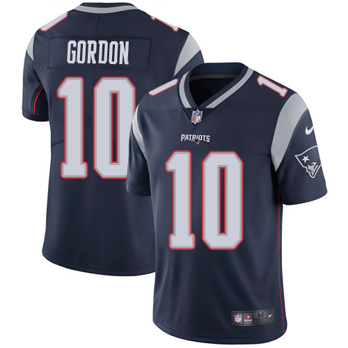 Personalized Patriots #10 Josh Gordon Navy Blue Team Color Men’s Stitched NFL Untouchable Limited Jersey