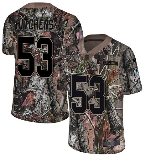 Personalized Chiefs #53 Anthony Hitchens Camo Men’s Stitched NFL Limited Rush Realtree Jersey