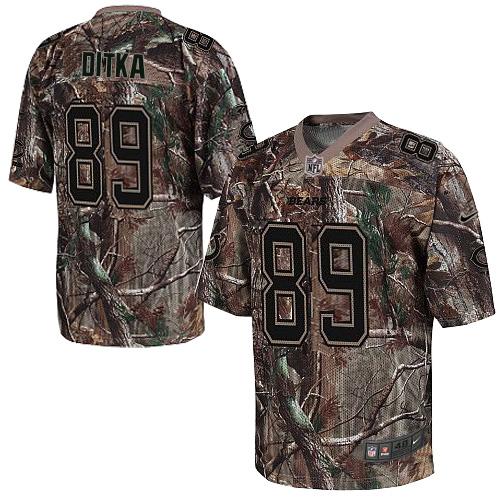 Personalized Bears #89 Mike Ditka Camo Men’s Stitched NFL Realtree Elite Jersey