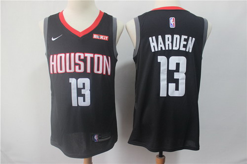 Personalized Rockets 13 James Harden Black Swingman Jersey