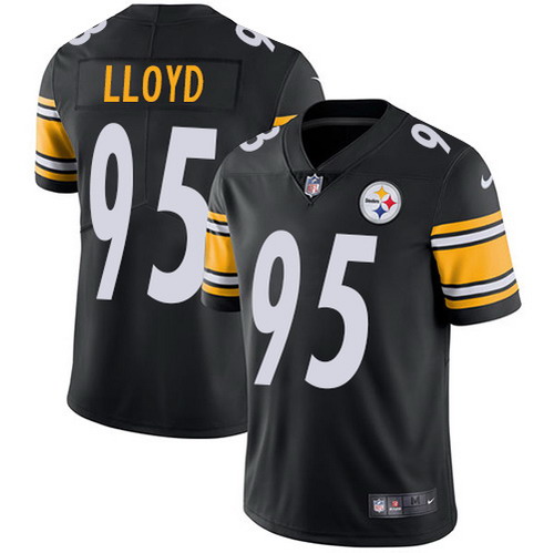 Personalized NFL Pittsburgh Steelers #59 Greg Lloyd Black Untouchable Limited Jersey