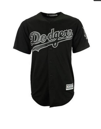 Personalized Custom MLB Los Angeles Dodgers Black fashion Jersey