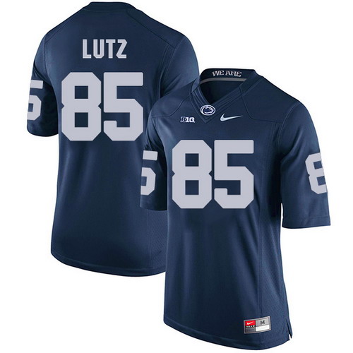 Personalized Men’ Penn State Nittany Lions #85 Isaac Lutz Blue Jersey