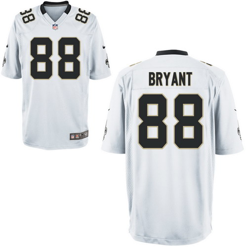 Personalized Saints #88 Dez Bryant White Color Men’s Stitched NFL Untouchable Limited Jersey