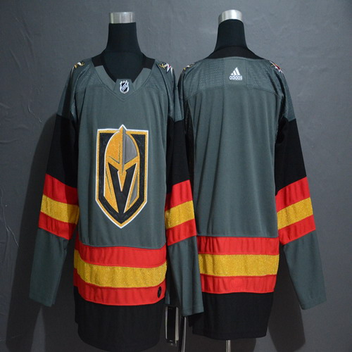 Personalized Vegas Golden Knights Blank Gray Jersey