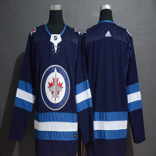 Personalized Jets Blank Navy Jersey
